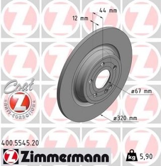 Автозапчасть ZIMMERMANN 400554520