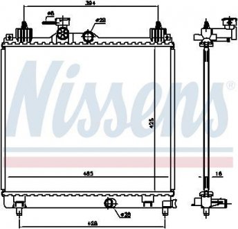 Автозапчастина NISSENS 606550 (фото 1)