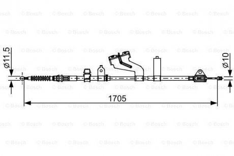 Автозапчастина BOSCH 1987482654 (фото 1)