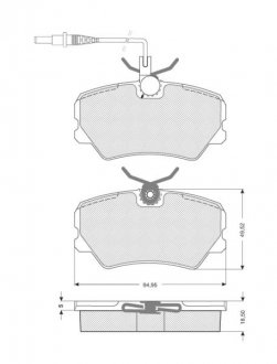 Автозапчастина STARLINE BDS041