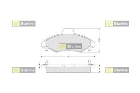 Автозапчастина STARLINE BDS038