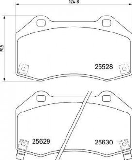 Автозапчасть BREMBO P23182