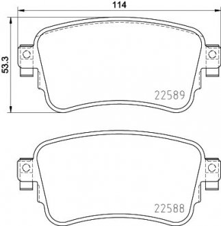 Автозапчасть BREMBO P61133