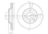 Диск гальмівний VW GOLF II,III 84-97 WEN. CIFAM 800170 (фото 1)