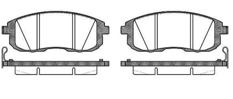 Колодки тормозные WOKING P3933.14