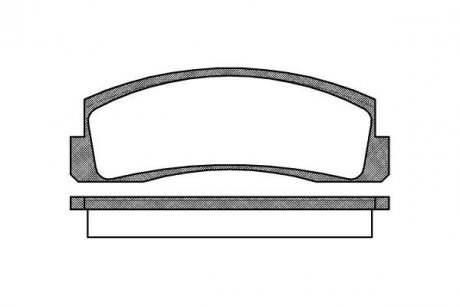 Гальмівні колодки перед. Niva (76-21) WOKING P0033.00