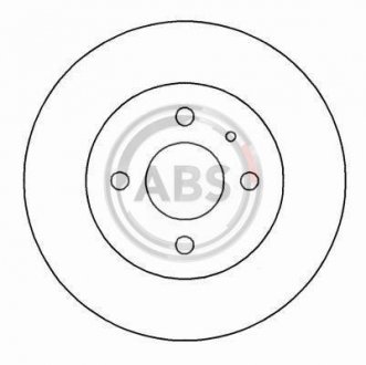 Гальмівний диск A.B.S. 15051