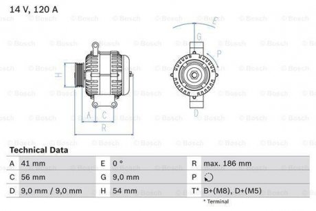 Автозапчастина BOSCH 0986083250