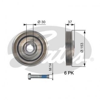 Автозапчасть Gates TVD1090A