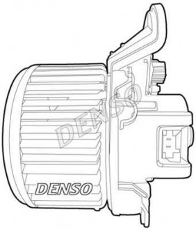 Вентилятор, конденсатор кондиционера DENSO DEA01212 (фото 1)