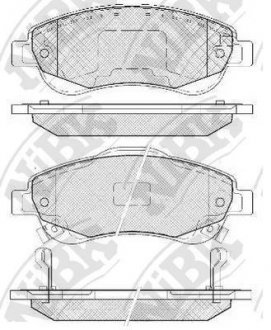 КОЛОДКИ ГАЛЬМ. NiBK PN8808