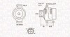 ALTERNATOR 12V HONDA ACCORD/CIVIC/C-RV/F-RV 2.0/2.2/2.4 2005 -> SZT MAGNETI MARELLI 063731980010 (фото 1)