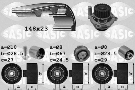 VAG A3 Altea Leon Toledo Octavia Eos Golf V Jetta Passat VI Touran SASIC 3906055 (фото 1)