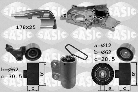 TOYOTA Avensis Avensis Verso Corolla Corolla Verso Previa Rav4 SASIC 3906040 (фото 1)