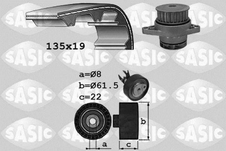 SEAT VWG Arosa Cordoba Ibiza Inca Golf III Polo Vento Caddy SASIC 3906065 (фото 1)