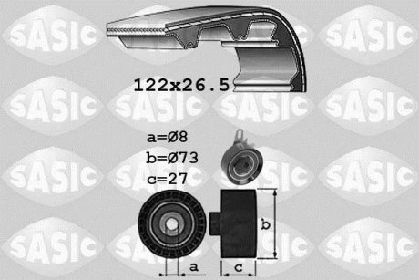 AUDI VWG A6 LT II III 96- Transporter TYP4 (F70/D) 91-03 SASIC 1756041