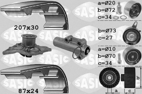 AUDI SKODA VWG A4 A6 A8 Superb Passat V 96-05 SASIC 3906058