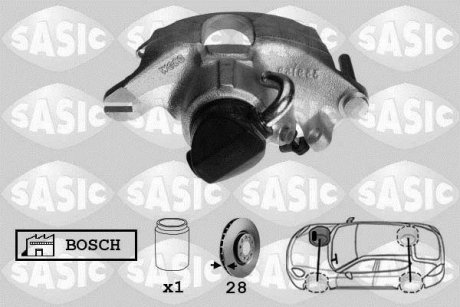 Супорт гальмівний SASIC SCA0095