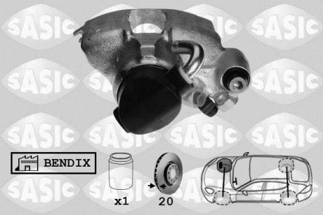 Супорт гальмівний SASIC SCA0057