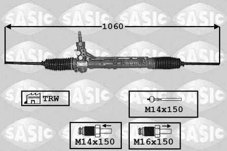 Кермовий механізм SASIC 7006053