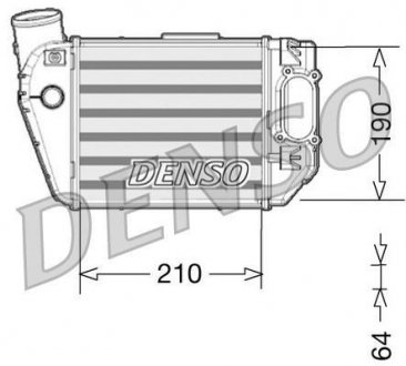 Інтеркулер DENSO DIT02021 (фото 1)