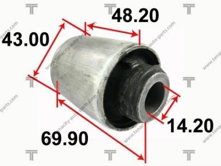Сайлентблок рычага nissan (04-) fuga TENACITY AAMNI1049
