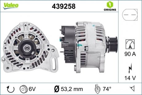Генератор Valeo 439258