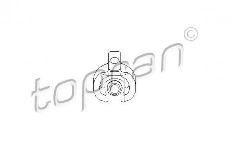 Кронштейн, глушитель TOPRAN / HANS PRIES 700618 (фото 1)