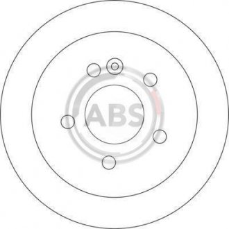 Гальмівний диск A.B.S. 17108 (фото 1)