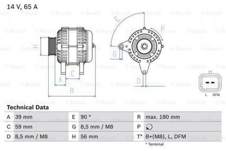 Автозапчастина BOSCH 0986084060