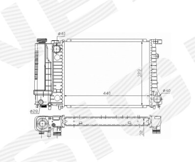 Радіатор Signeda RA60735Q