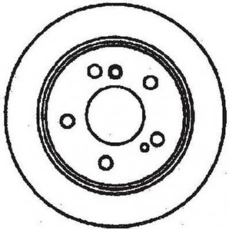 Гальмівний диск Jurid 561698JC (фото 1)