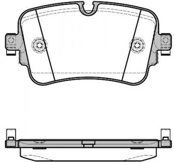 KLOCKI HAMULCOWE AUDI Q7 15> TYL 16,8MM SZT ROADHOUSE 2166808