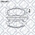 КОЛОДКИ ГАЛЬМІВ ПЕРЕДН MITSUBISHI LANCER IX GALANT Q-fix Q0930821 (фото 3)