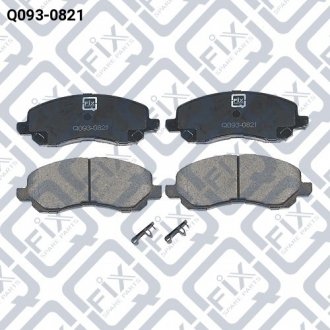 КОЛОДКИ ГАЛЬМІВ ПЕРЕДН MITSUBISHI LANCER IX GALANT Q-fix Q0930821