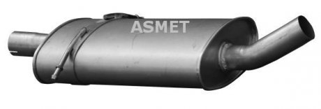 Глушник системи випуску (середній) Asmet 01059