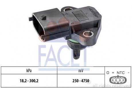 Датчик тиску повітря FACET 103344