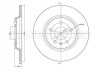 Гальмівний диск задн. Q5/A4/A6/A6/A7/A5/Q5/A4 08- CIFAM 800-1032C (фото 1)