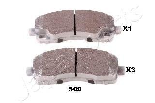 Колодки гальмівні MITSUBISHI T. CANTER 04.06- JAPANPARTS PP509AF