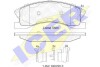Гальмівні колодки, дискове гальмо (набір) ICER 182075 (фото 1)