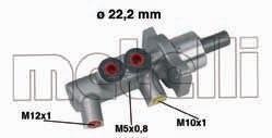 Головний гальмівний циліндр METELLI 050383