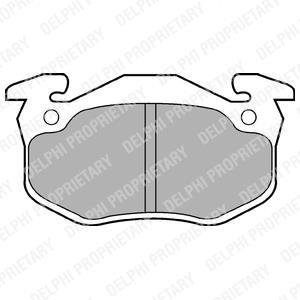 Гальмівні(тормозні) колодки Delphi LP852