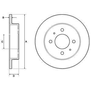 Гальмівні(тормозні) диски Delphi BG3112 (фото 1)