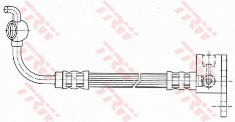 Шланг гальмівний TRW PHD648
