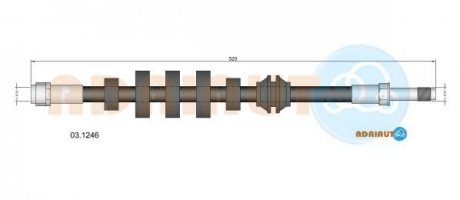 Гальмівний шланг ADRIAUTO 03.1246