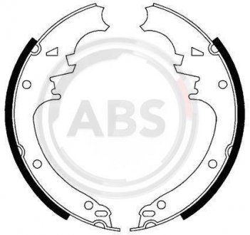 Гальмівні колодки (набір) A.B.S. 40462