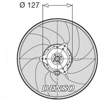 Вентилятор, охлаждение двигателя DENSO DER21003 (фото 1)