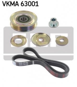 Поликлиновой ременный комплект SKF VKMA63001