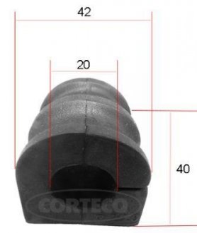 Подушка стабілізатора CORTECO 49371657 (фото 1)