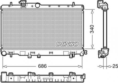 Теплообмінник DENSO DRM36020